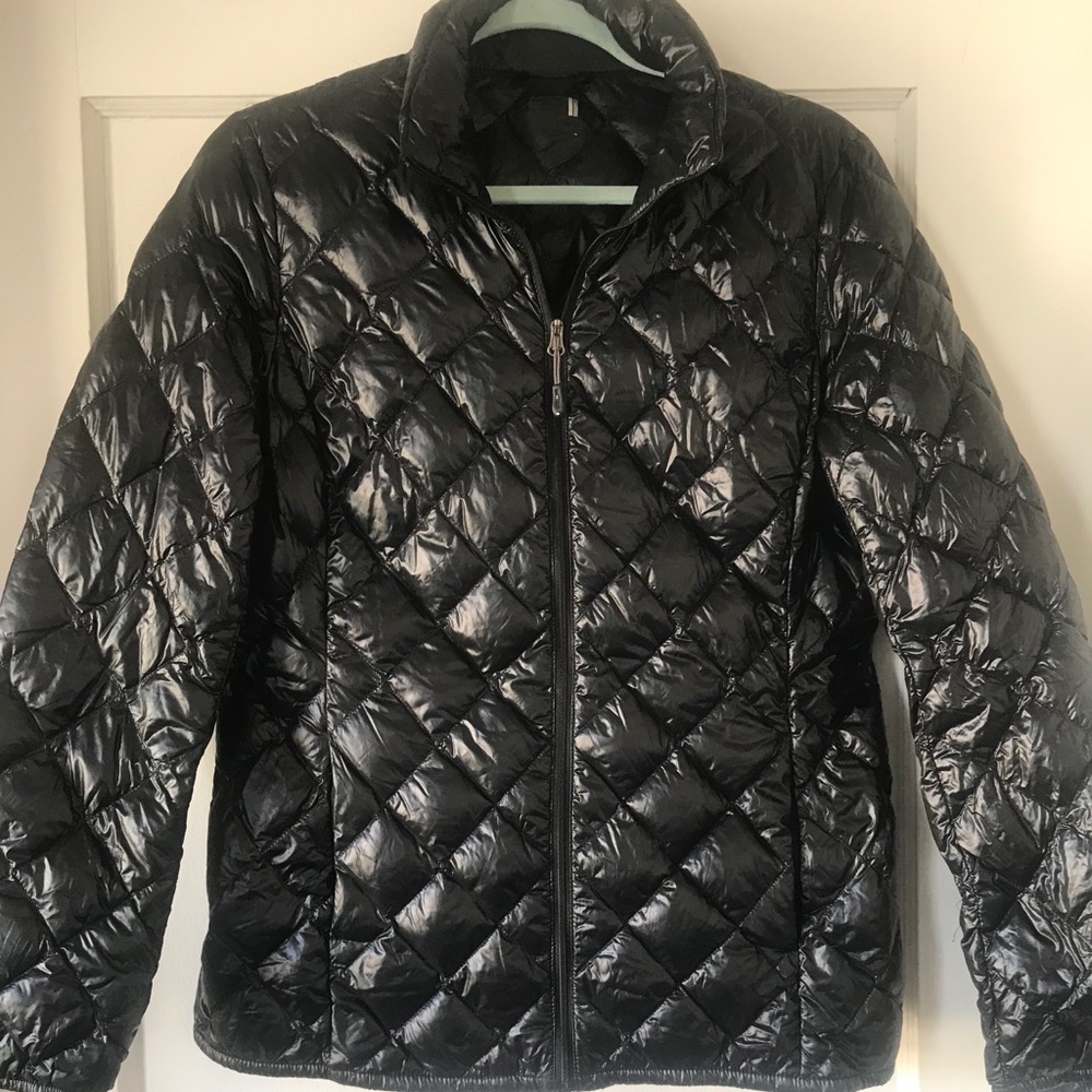 Black puffer jacket